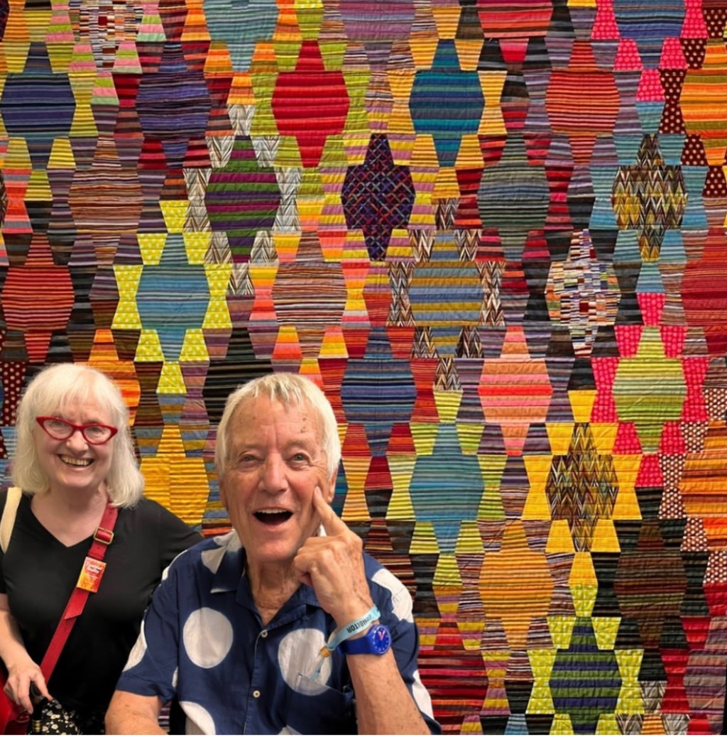 Meeting Kaffe at Festival of&nbsp;Quilts